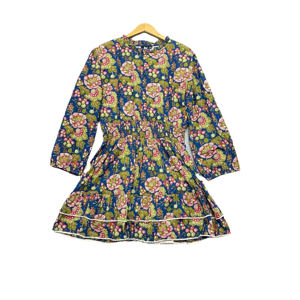 Madison Mathews Womens Floral Tiered Floral Smocked Dress Size XXL‎ Cottagecore